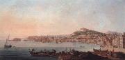 unknow artist Naples,a view of the bay from the marinella looking towards the molo and the castel dell ovo oil painting picture wholesale